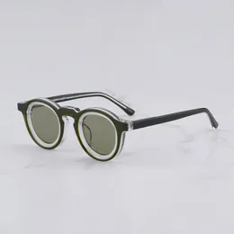 Sunglasses Original Light Luxury Round Sunglasse THIERRY LASRY PROPAGANDY Summer 2023 High Street Tortoise Acetate Solar Glasses Men 230823