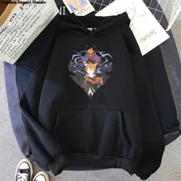 Erkek Hoodies Y2K Genshin Etki Oyunu Anime Kawaii Childee Karikatür Kadın Sweatshirt Sıradan Harajuku Kış Erkekler Uzun Kollu Streetw