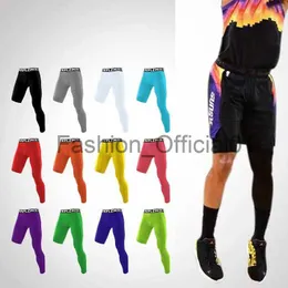 Summer Men Running Tights GYM Full Pants Male Basketball Soccer Fitness Exercise Sport One Leg Exercise Leggings 35 x0824