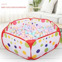 Baby Rail Children Spela bolltält Fällbar vattenpoof Ocean Ball Pet Pool Easy Clean Breatble Hållbar för inomhus utomhusaktiviteter Boll 230823