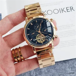 Gold Herrenuhr Designer 45mm Automatik Edelstahlarmband kratzfester Spiegel Armbanduhr leuchtende Uhr Wurzel Montre De Luxe Uhren