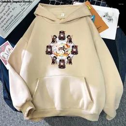 Herrtröjor y2k genshin påverkar hoody grafiska kvinnliga toppar kawaii harajuku hoodie för manlig ullzang söt rolig tecknad anime sweatshi