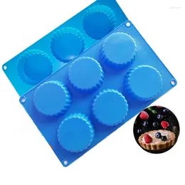 Stampi da forno 6 cavità silicone stampo mini crostata torta per torta al cioccolato arachide tazza di burro di arachidi