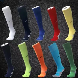 Anti-Slip Mens Sports Soccer Socks Män Kvinnor Utomhus Sport Grip Football Socks Tubesocks Design School Basketball blandad färg Non Skid Cotton Stocking Partihandel