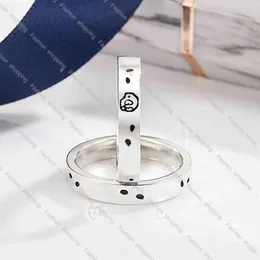 Smycken för män modeband ring löfte designer minimalistisk atmosfär för män och kvinnor smycken skelett gåva kubansk länk lab diamant sterling silver ring