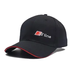 SLINE LOGO BASEBALL CAP RS Speedway Hat Racing Moto GP Speed ​​Car Caps Män och kvinnor Snapback för Audi Fans Summer S Line Hats261e