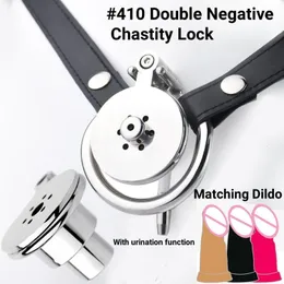 Cockrings Male 410 Wear Negative Chastity Locks Can Be Equipped with Silicone Catheter Dildo Urination Function To Control Desire 230824