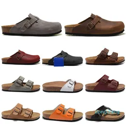 Arizona-Designerin Sandalen Männer Frauen Mikrofaser Birko-Flor-Schieberiee Schieberegler Boston Weiche Maultiere Fußbett Clogs Innenpantoufle Flip Flop Slipper Schuhe