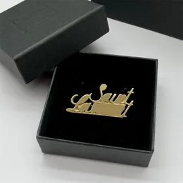 Designer Spilla Donna Gioielli di lusso Spilla da uomo Spilla in oro per attività di raccolta Broche Brosche di alta qualità
