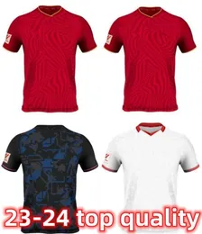 Sevilla 2023/24 Sevillas camisetas de fútbol final L.OCAMPOS SUSO JONG Maillot GUDELJ K.REKIK TECATITO MUNIR RAFA hombres niños kit 22 23 24 camiseta de fútbol niño establece hogar lejos 3ro