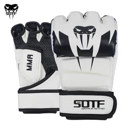 Sports Gloves SOTF white MMA Venomous snake Multicolor Boxing gloves Tiger Muay Thai muay thai boxing fight glove Sanda pads box 230824