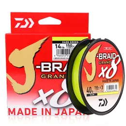 ブレードラインオリジナルJBraidグランドフィッシング135M 150M 270M 8ストランド編みPEモノフィラメント1060lb日本230825