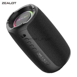 Zealot S61 Portable Bluetooth Högtalare Double Membran Trådlös subwoofer Vattentät utomhusljud Box Stereo Music Surround HKD230825