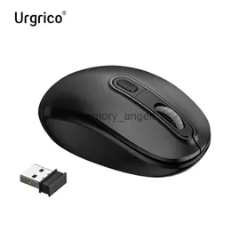Urgrico USB Mouse silenzioso wireless mouse del computer 1600 DPI mouse ottico ergonomico regolabile mouse wireless per Mac PC portatile HKD230825