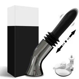 Vibrators Machine Automatyczne teleskopowe dildo Dildo Massager G Spot Piegowanie Wysuwana samica masturbatora dorosła 230824