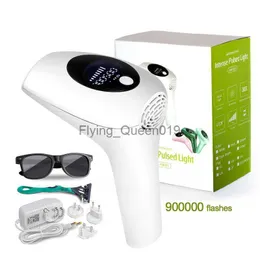 900000 Flash Laser Epilator 여성을위한 강렬한 펄스 가벼운 제모 기계 통증이없는 영구 모발 제거 광고 제고기 HKD230825