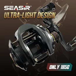 Fly Fishing Reels2 SEASIR REPEATER Carbon Rocker And Grip Baitcasting Reel  185g Ultra Light Double NMB Bearings Coil Trolling Far 230825 From Shu09,  $25.67