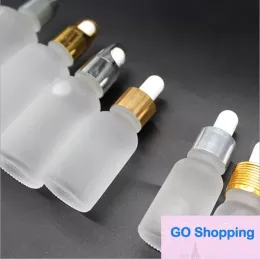 5 Bottiglie contagocce in vetro smerigliato da 10 ml Bottiglie contagocce per olio essenziale Bottiglie per pipette per profumo Contenitori cosmetici per viaggi fai da te