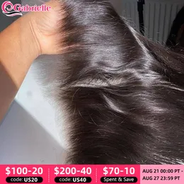 Lace Wigs Gabrielle 13x6 13x4 Lace Frontal Brazilian Straight Human Hair HD Lace Frontals Only Pre plucked Natural Color Remy Hair 230824