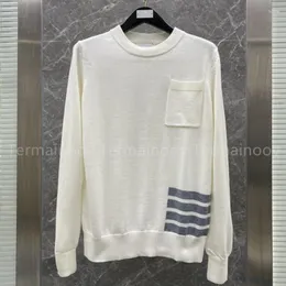 Männer Pullover Casual Pullover Pullover Männlich Weiblich Taille 4 Bars Luxus Design Wolle Qualität Slim Fit Jumper Koreanische Stil mode Stricken