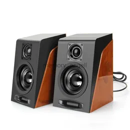 Ny Creative Mini Subwoofer Restoring Ancient Ways Desktop Small Computer PC -högtalare med USB 2.0 3,5 mm gränssnitt HKD230825