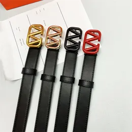 Tasarımcı Marka Kemerleri Klasik Bel Bandı 4 Renk Toka Lüks Deri Kemer Bayanlar Kuşak 2.5 cm genişlik Cintura moda ceintures