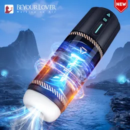 マスターベーターBeyouwover Telescopic Male Masturbator Vibration Rotation Blowjob Vagina Cup Masturbation Sex Toys Foradult 18 Noel 230825