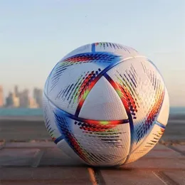 Palloni Pallone da calcio di alta qualità Misura ufficiale 5 Materiale PU Senza cuciture Resistente all'usura Partita Allenamento Calcio Futbol Voetbal Bola 230825