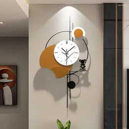 Wanduhren Moderne Große Luxus Digitale Nordic Küche Uhr Wohnzimmer Metall Relogio De Parede Home Design WWH20XP