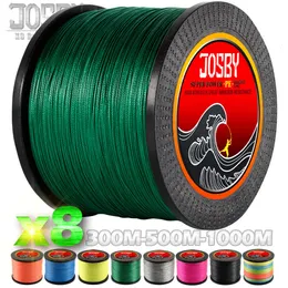 Braid Line Josby 300m 500m 1000m 8 Strängar 1078lb PE Braided Fishing Wire Multifilament Super Strong Japan Multicolour 230825