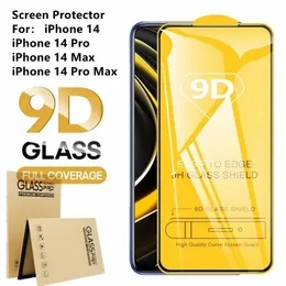 9D واقي شاشة زجاجي محفوظات 9D لـ iPhone 15 14 13 12 11 PRO MAX XS XR 6 7 8 Plus