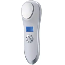 Face Care Devices Sonic Vibration Massager Warm cooling Skin Device Portable Handheld Beauty massage for Firming 230825