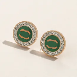 20 Style Classic Designer Earring Diamond Luxury Brand Letter Stud Earrings for Women Man Party Accessories