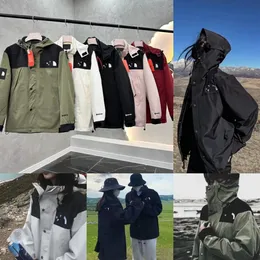 Designer homens mulheres jaqueta primavera casaco quente moda com capuz norte jaquetas esportes windbreaker casual zíper enfrentou outerwear solto imprimir roupas ao ar livre