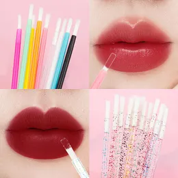 Makeup Brushes 50st Disponible Lip Nylon Fiber Brush Lipstick Wands Clean Applicator Gloss Portable Cosmetic Women Tools Tools