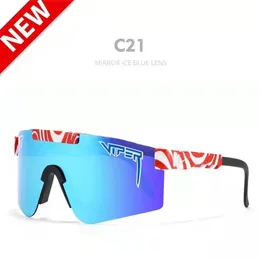 2023SS New Viper Pit Cycling Sunglasses- 편광 야외 안경 UV400 스포츠 경사 남성 여성 패션 - 야구 달리기 낚시