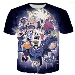 メンズTシャツゲームホローナイト3DプリントTシャツファッションOネックメン/女性カジュアルハラジュクストリートシャツトップスティー