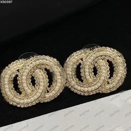 Mode Ohrstecker Perlenohrringe für Frauen Designer Diamantohrring Verlobungsschmuck Hochzeit Ohrstecker Armband G2308252Z-6
