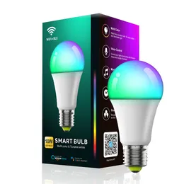 2pcs 9W 10 Вт Светодиодная лампа Dimmable 16 миллионов цветов RGB светодиодные лампочки