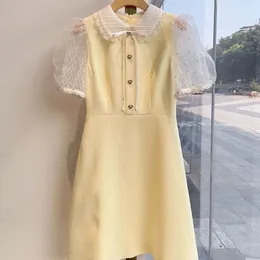 Casual Dresses Korean Fashion Clothing Vintage Elegant Puff Sleeve A-Line Mini Summer Dresss For Women Vestidos de Verano Para Mujer 202