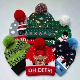 Beanie/Skull Caps Knitted hat jacquard hat Christmas hat autumn and winter hat advertising hat L0825