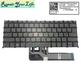 US-amerikanische russische arabische Tastatur mit Hintergrundbeleuchtung für Lenovo IdeaPad Slim 5 14iil 5-14IIL05 14ITL05 Flex 5 14ARE05 Englische Tastatur SN20M61485 HKD230825. HKD230824
