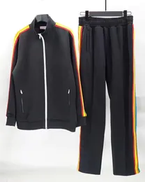 Moda agasalho masculino terno de suor moletom homem jaqueta define calças esportivas outono inverno camisolas casais terno casual roupas esportivas tamanho s-xl preto azul branco