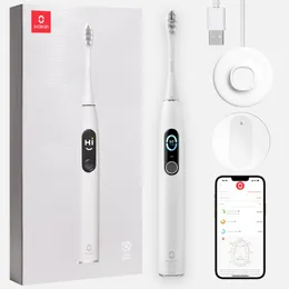 Other Oral Hygiene Oclean X Pro Elite Smart Sonic Electrical Toothbrush Set Rechargeable Automatic Oral Care Teethbrush Kit IPX7 Whitening Brushes 230824