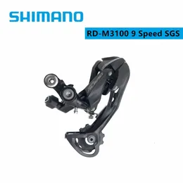 Rower werilleurs Oryginalne Shimano Alivio RDM3100 9 Prędkość tylna przeciągurek SGS Long Cage Shadow Rd dla MTB Mountain Rower 230825