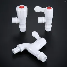 Rubinetti per lavandino del bagno Rubinetto per lavatrice in plastica ABS con interfaccia da 1/2" per irrigazione da giardino Serbatoio dell'acqua Filettatura maschio Valvola ad angolo da cucina