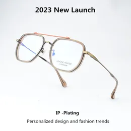 Mens Retro Double Beam Optical Prescription Zenni Glasses