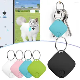 Portachiavi 1pc Mini dispositivo di localizzazione Tag Key Child Finder Pet Tracker Posizione BT Smart Vehicle Portachiavi GPS anti-smarrimento