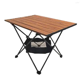 Camp Furniture Outdoor Dining Table Aluminum Portable Ultralight Folding Camping Can Be Folded For Family Gatherings Picnic Barbecue