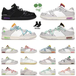Top Quality The Lot 1-50 Ow White x Running Shoes for Mens Womens Designer Lots 1 50 20 Offs Sail Pine Green University Red Platform Low OG Sneakers Sports